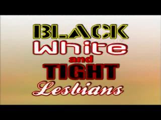 Mørk hvit og stram lesbiske
