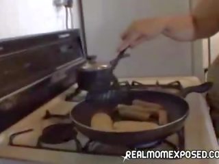 MILF fascinating cooking time!