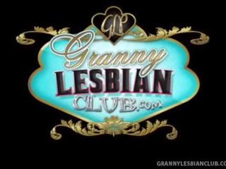 Lesbian Granny Yara Serviced by bewitching Rebecca