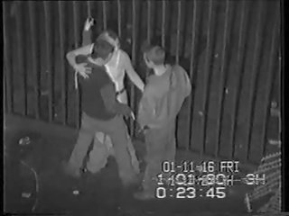 CCTV Behind a Sunderland Nightclub part I