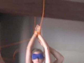 Hanka es hanged palmada y teased